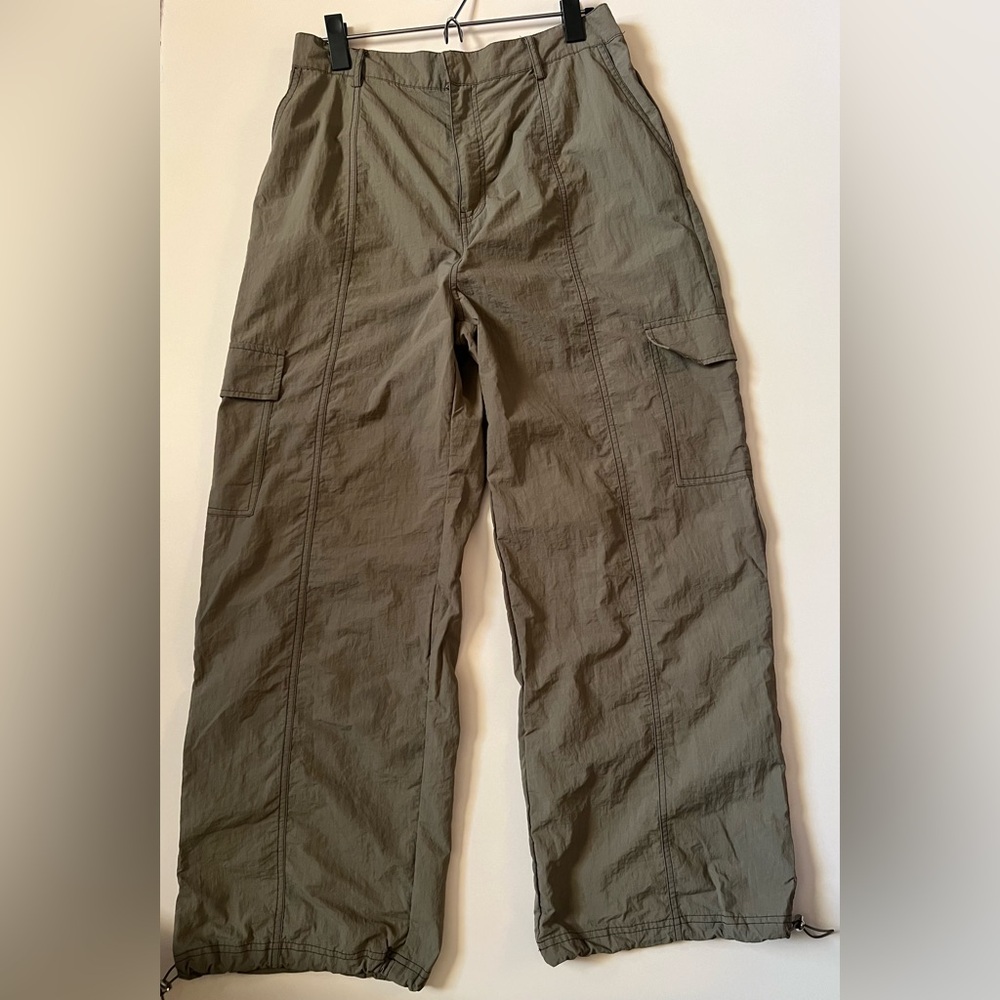 Women’s Love Tree Army Green Cargo Baggy Pants Size Large
